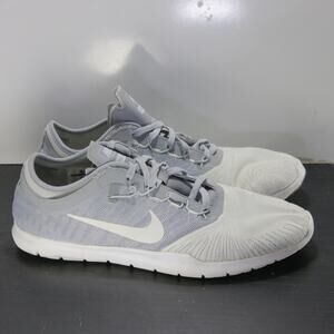 Nike Women's Gray and White Running Shoes